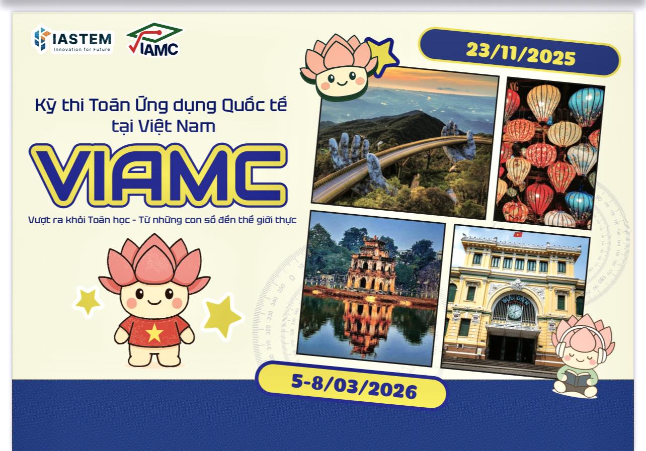 Kỳ thi Toán học Ứng dụng Quốc tế VIAMC 2025